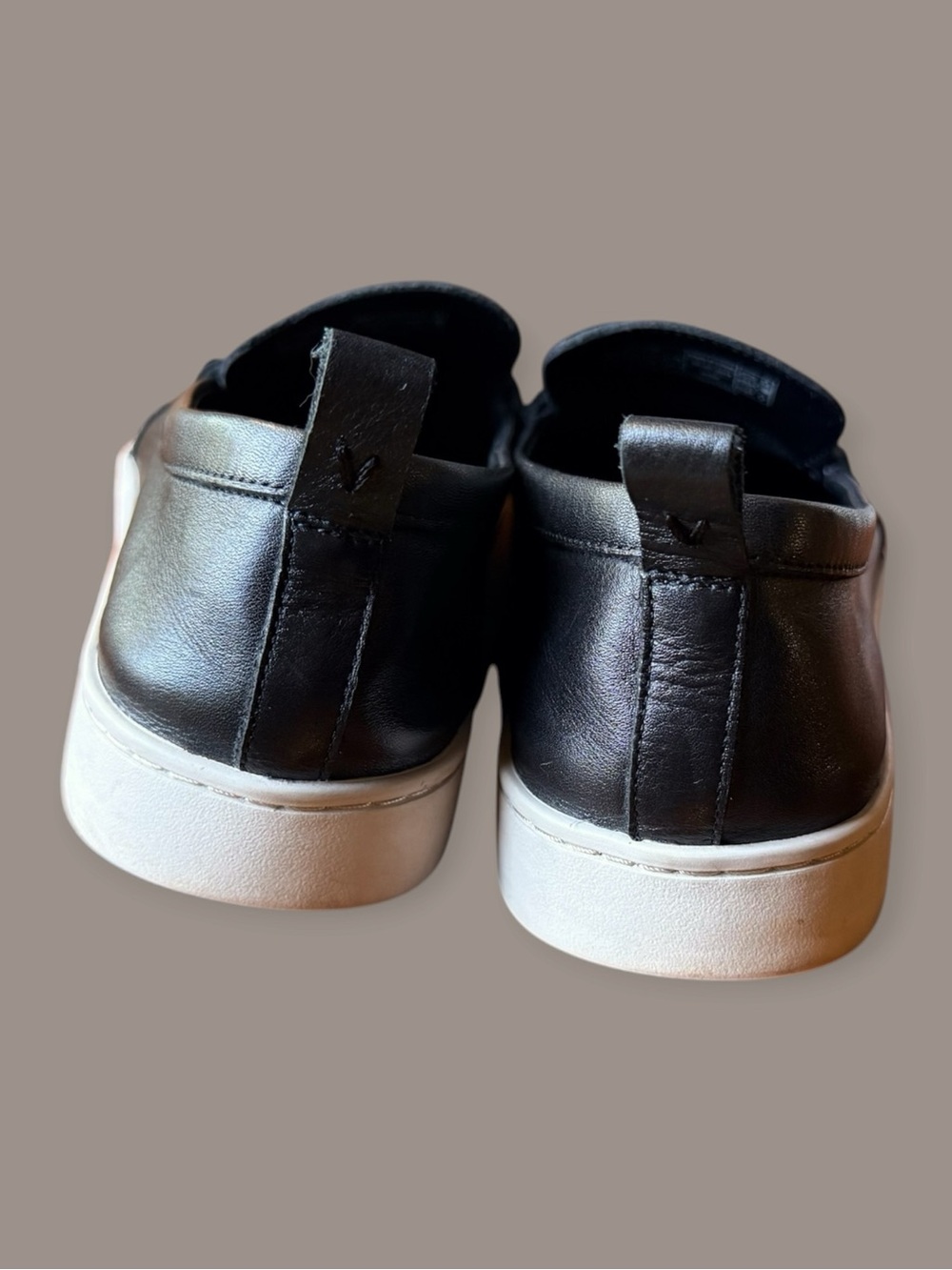 Vionic Uptown Slip-On Lug Sole Loafers in Black Leather - Picture 5 of 9